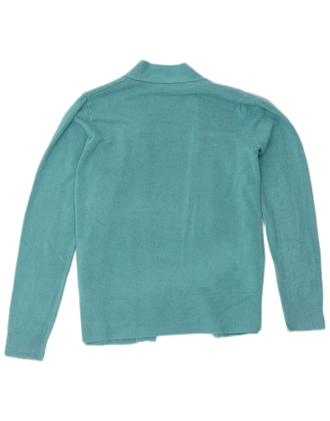 Marks & Spencer Damski sweter rozpinany UK 10 Mały turkusowy akryl