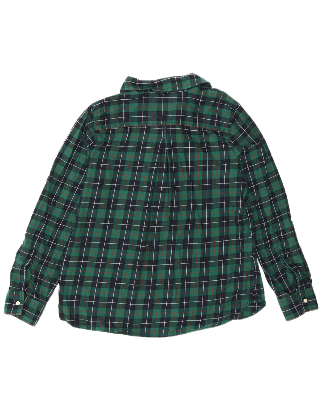Damska flanelowa koszula pulowerowa Tommy Hilfiger UK 16, duża, bawełniana w zieloną kratkę