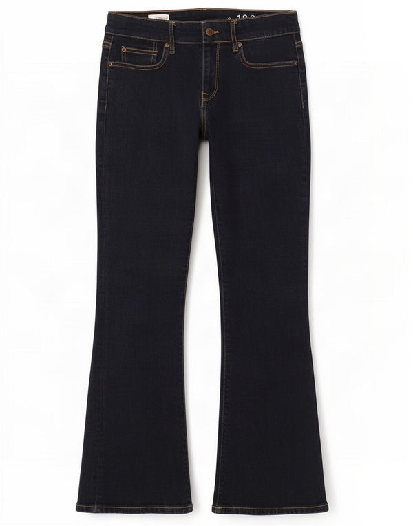 Damskie seksowne dżinsy Bootcut Gap W28 L30 Granatowa bawełna