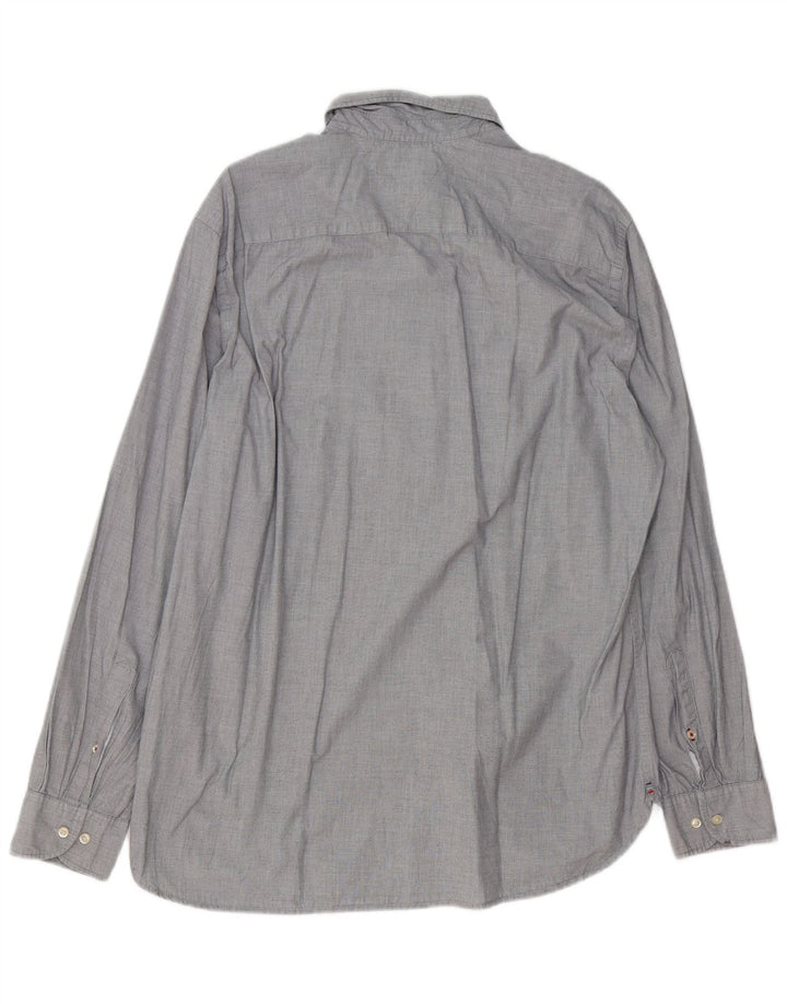 Męska koszula o regularnym kroju TOMMY HILFIGER XL, szara, bawełniana