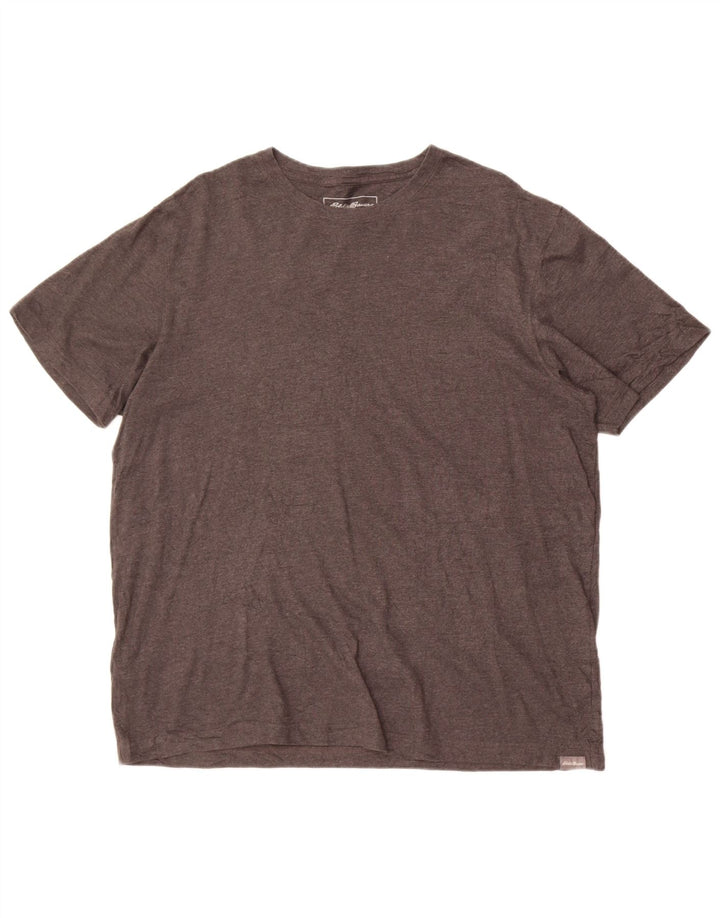 T-shirt męski Eddie Bauer, duży, szary, bawełniany