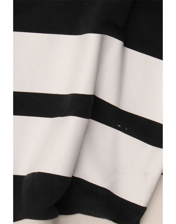 Damska bluza oversize ADIDAS Graphic UK 6 XS w czarne paski