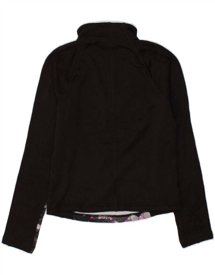 FILA Womens Pullover Tracksuit Top UK 10 Small Black Colourblock Vintage Fila and Second-Hand Fila from Messina Hembry 