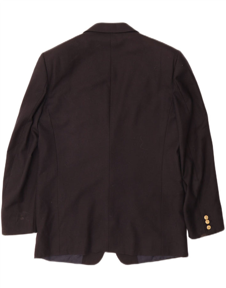 BURBERRYS Mens 2 Button Blazer Jacket UK 38 Medium Black Vintage Burberrys and Second-Hand Burberrys from Messina Hembry 