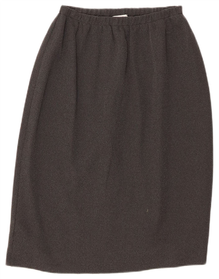 Damska spódnica midi Marisa Monti IT 44 Medium W32 Szara wiskoza