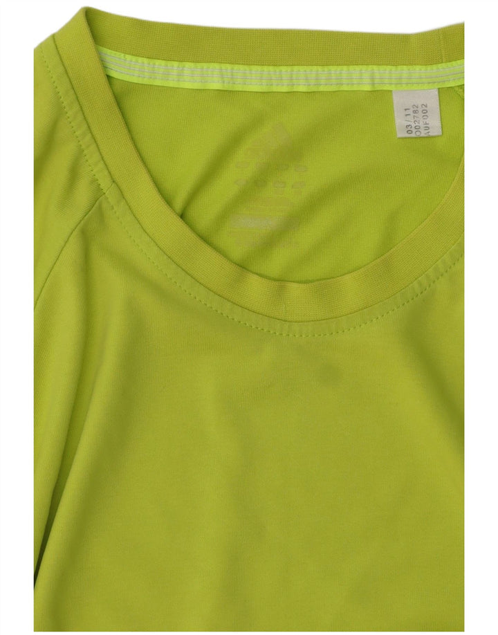 Męski T-shirt ADIDAS Climalite, duży, zielony