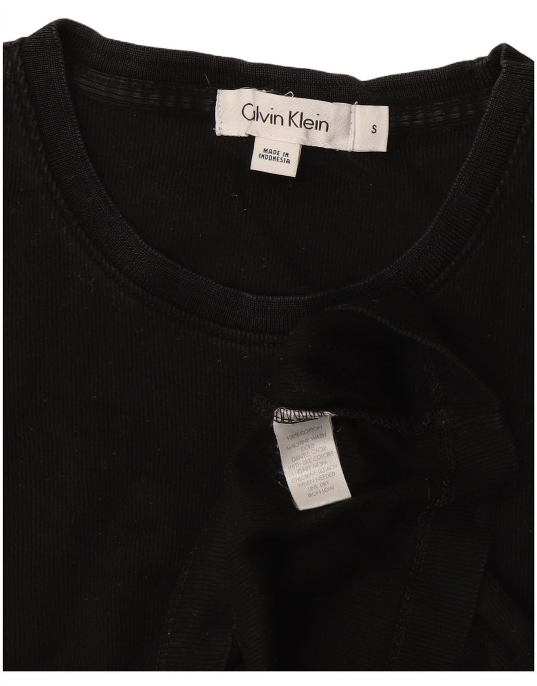 T-shirt męski Calvin Klein, mały, czarny, bawełniany