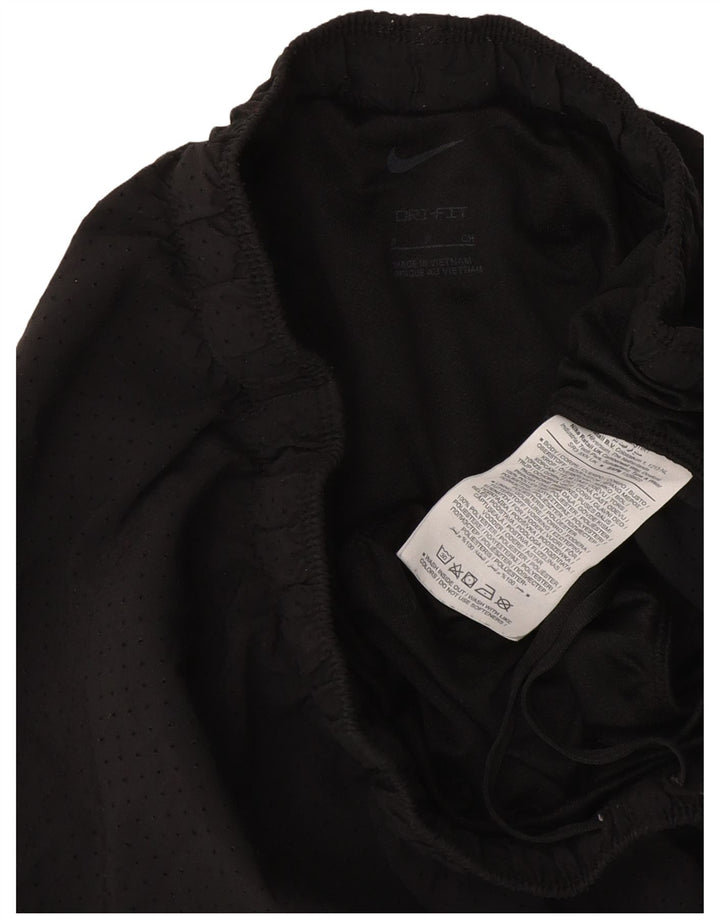 Damskie spodenki sportowe Nike Dri Fit UK 8, małe, czarne, poliestrowe