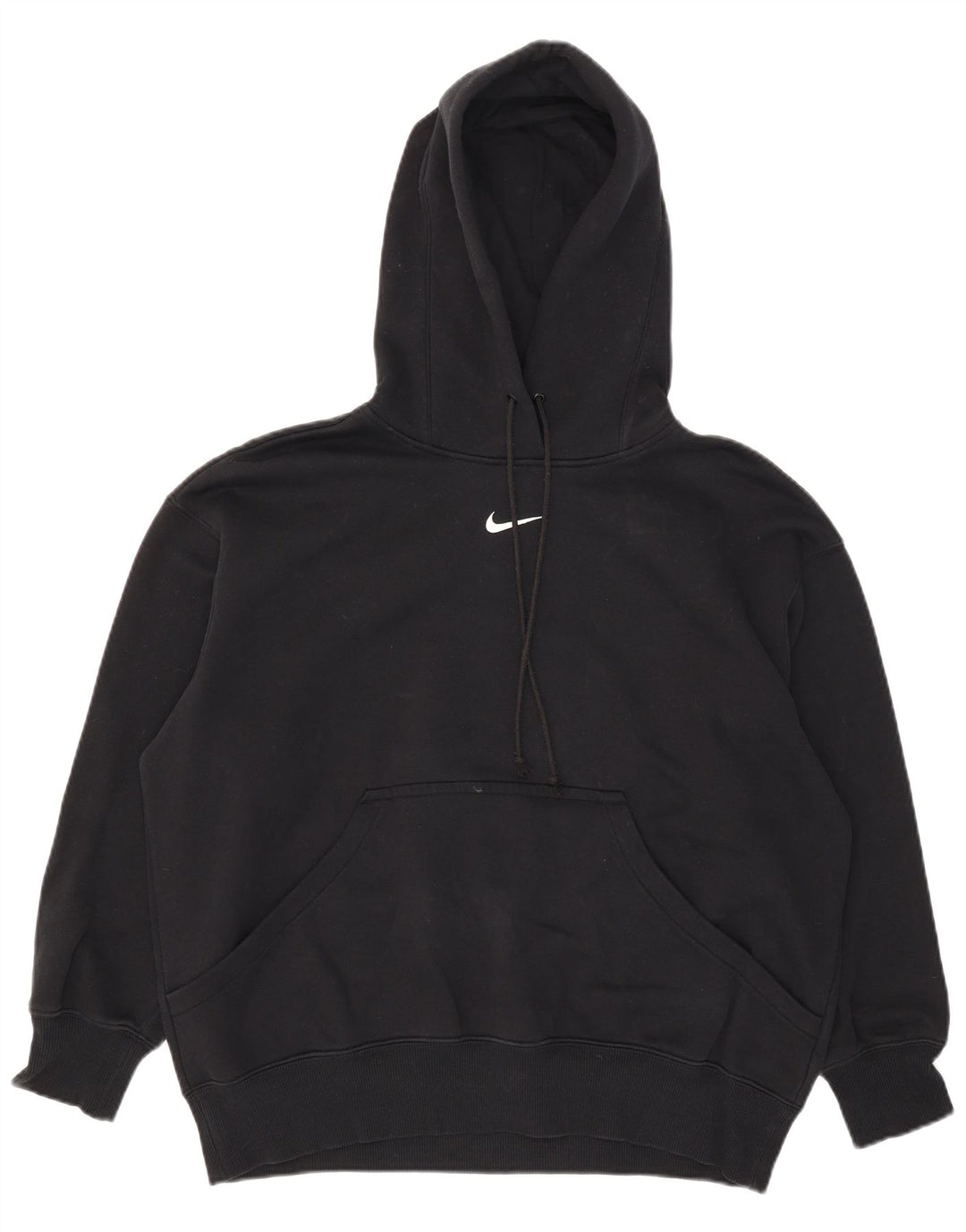 Męski sweter oversize z kapturem Nike, mały, czarny, bawełniany