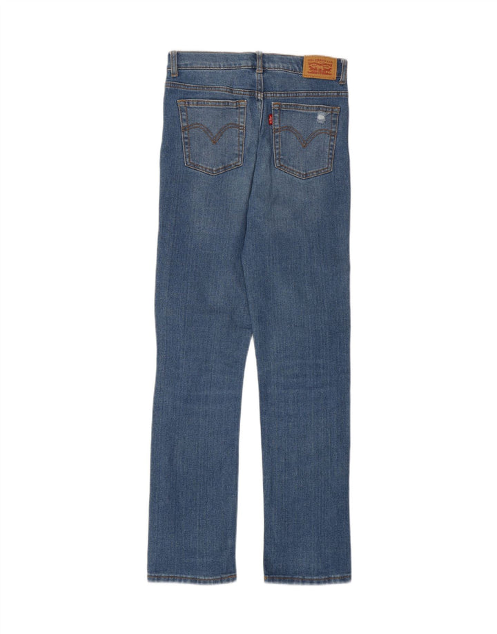 LEVI'S Boys Low Pro Distressed Straight Jeans 11-12 Years W26 L28 Blue