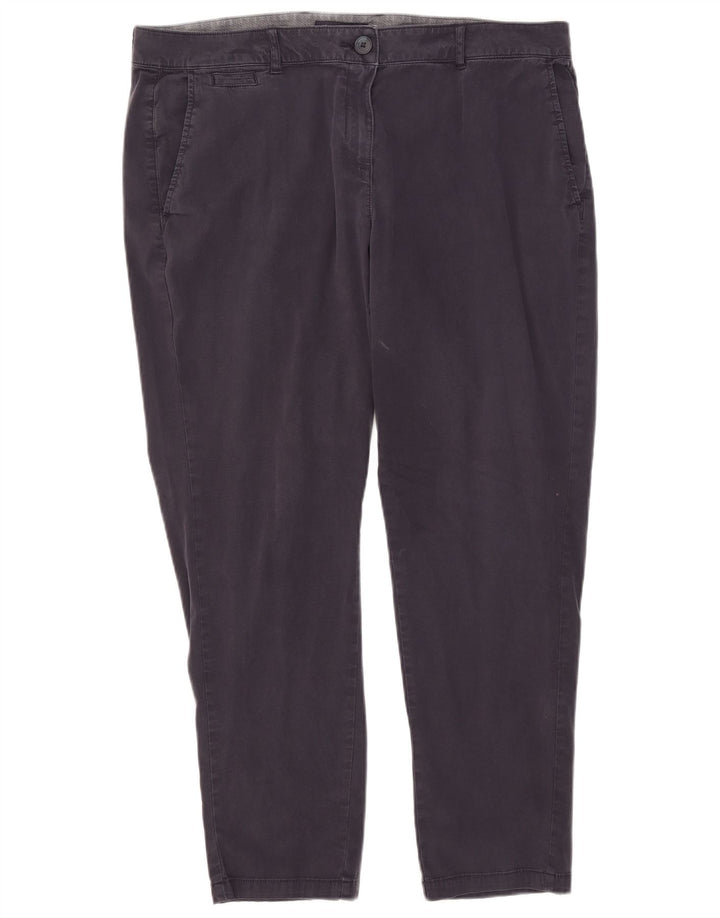 Spodnie damskie Marks & Spencer Straight Chino W38 L28 Granatowe