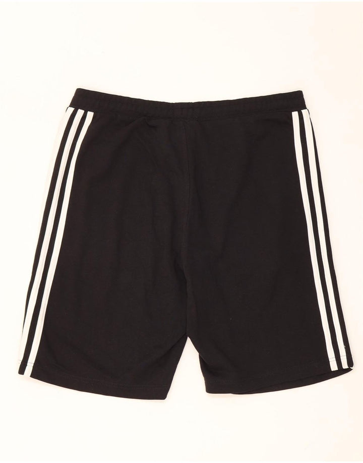 Męskie spodenki sportowe Adidas, duże, czarne, bawełniane