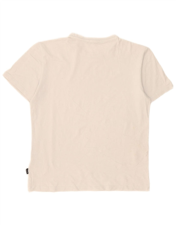 Męski T-shirt z grafiką Liu Jo, mały, biały, bawełniany