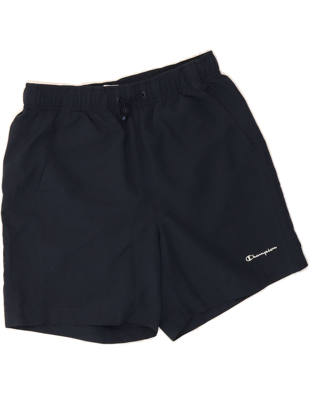 CHAMPION Mens Sport Shorts Medium  Navy Blue Polyester Vintage Champion and Second-Hand Champion from Messina Hembry 