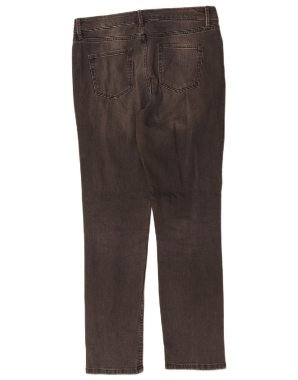 Marks & Spencer Damskie jeansy slim UK 10 Small W30 L28 Szara bawełna