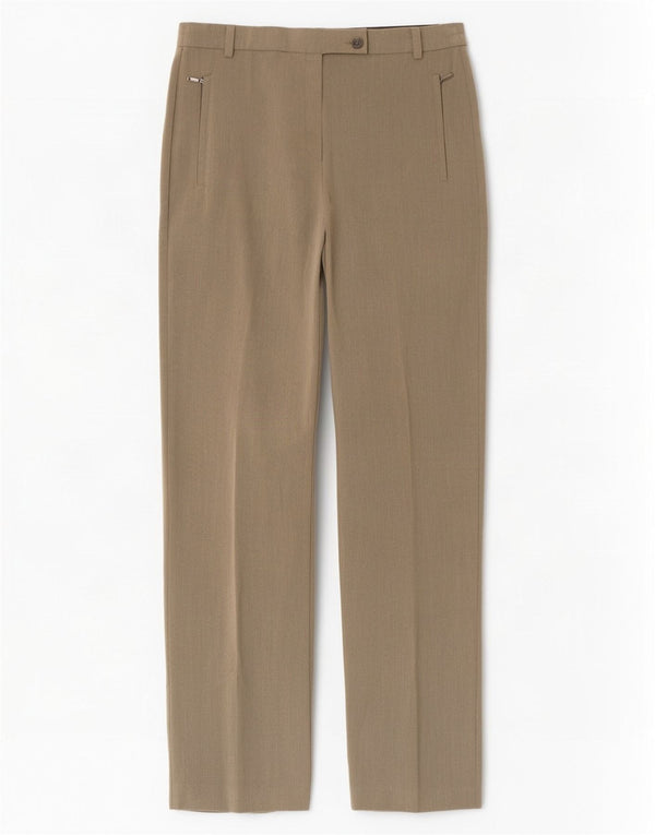 Marks & Spencer Damskie proste spodnie na co dzień UK 10 Small W28 L29 Khaki