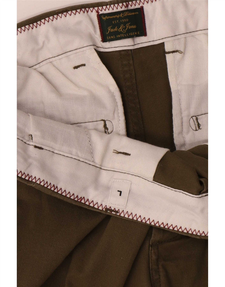 Męskie spodenki chino Jack & Jones, duże, W36, bawełna khaki