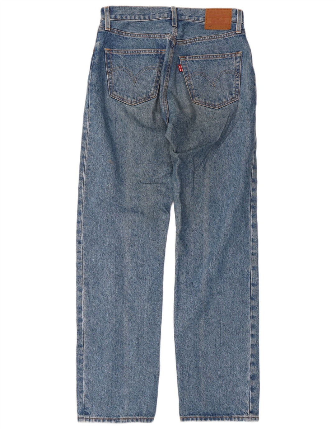 Damskie jeansy Levi's 501 Straight W26 L32 Niebieskie bawełniane