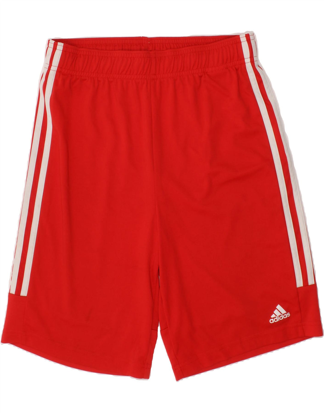 ADIDAS Boys Aeroready Sport Shorts 13-14 Years Red Polyester Vintage Adidas and Second-Hand Adidas from Messina Hembry 