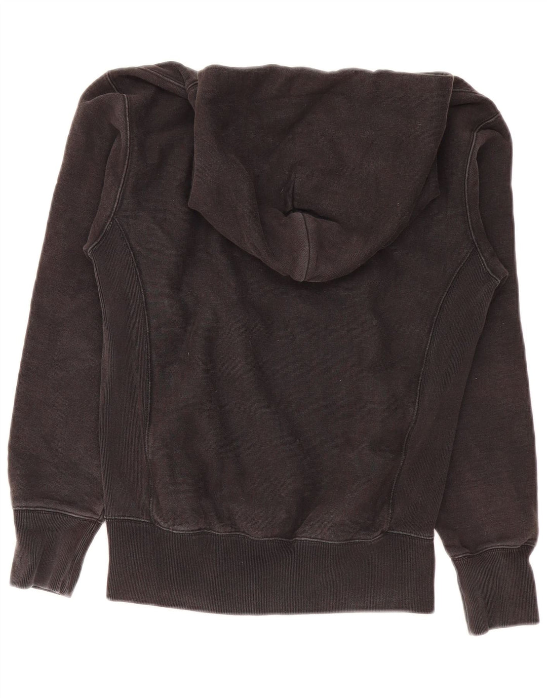 Damska bluza z kapturem Champion Reverse Weave Oversize z grafiką UK 6 XS w kolorze czarnym