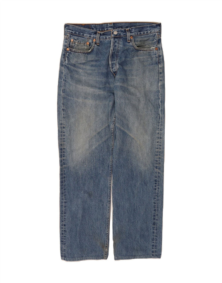 LEVI'S Mens 590 Straight Jeans W33 L29 Blue Cotton Vintage Levi's and Second-Hand Levi's from Messina Hembry 