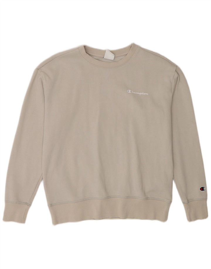 Męska bluza Champion, sweter XS, szara bawełna