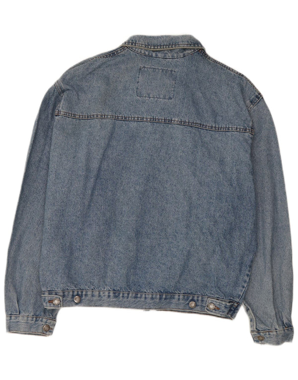 Vintage męska kurtka dżinsowa UK 42 XL niebieska bawełniana
