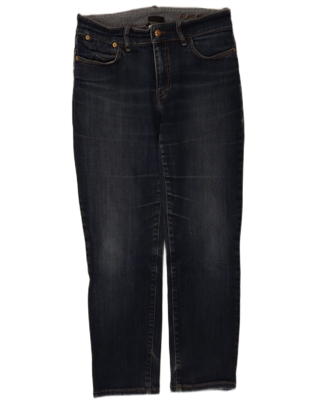 Damskie jeansy Max Mara Weekend Slim W28 L26 Granatowa bawełna