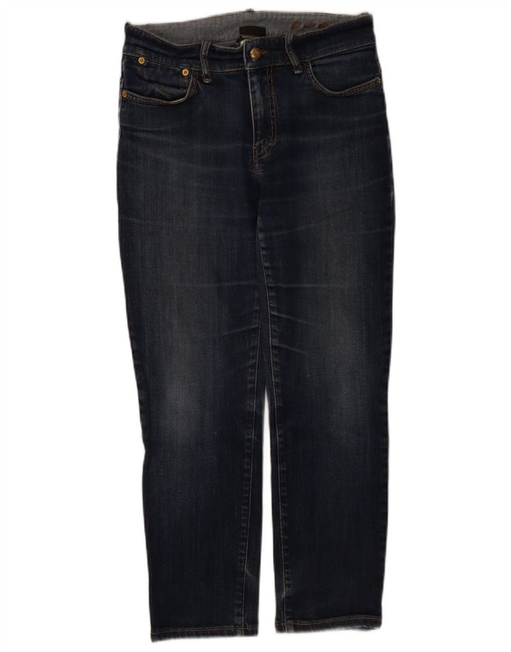 Damskie jeansy Max Mara Weekend Slim W28 L26 Granatowa bawełna