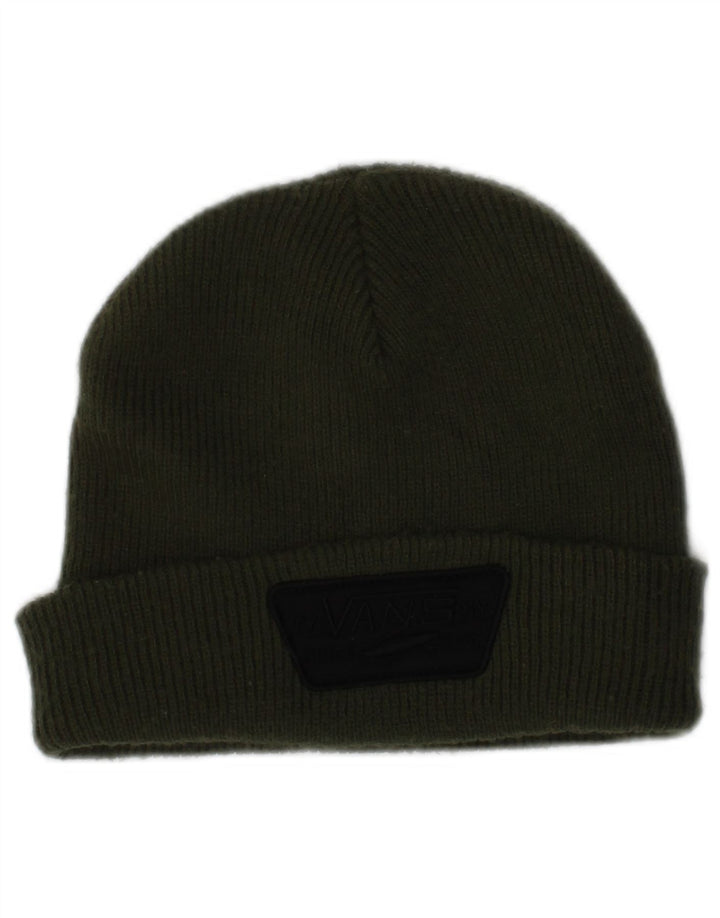 Czapka męska Vans z dzianiny w jednym rozmiarze, akrylowe logo khaki