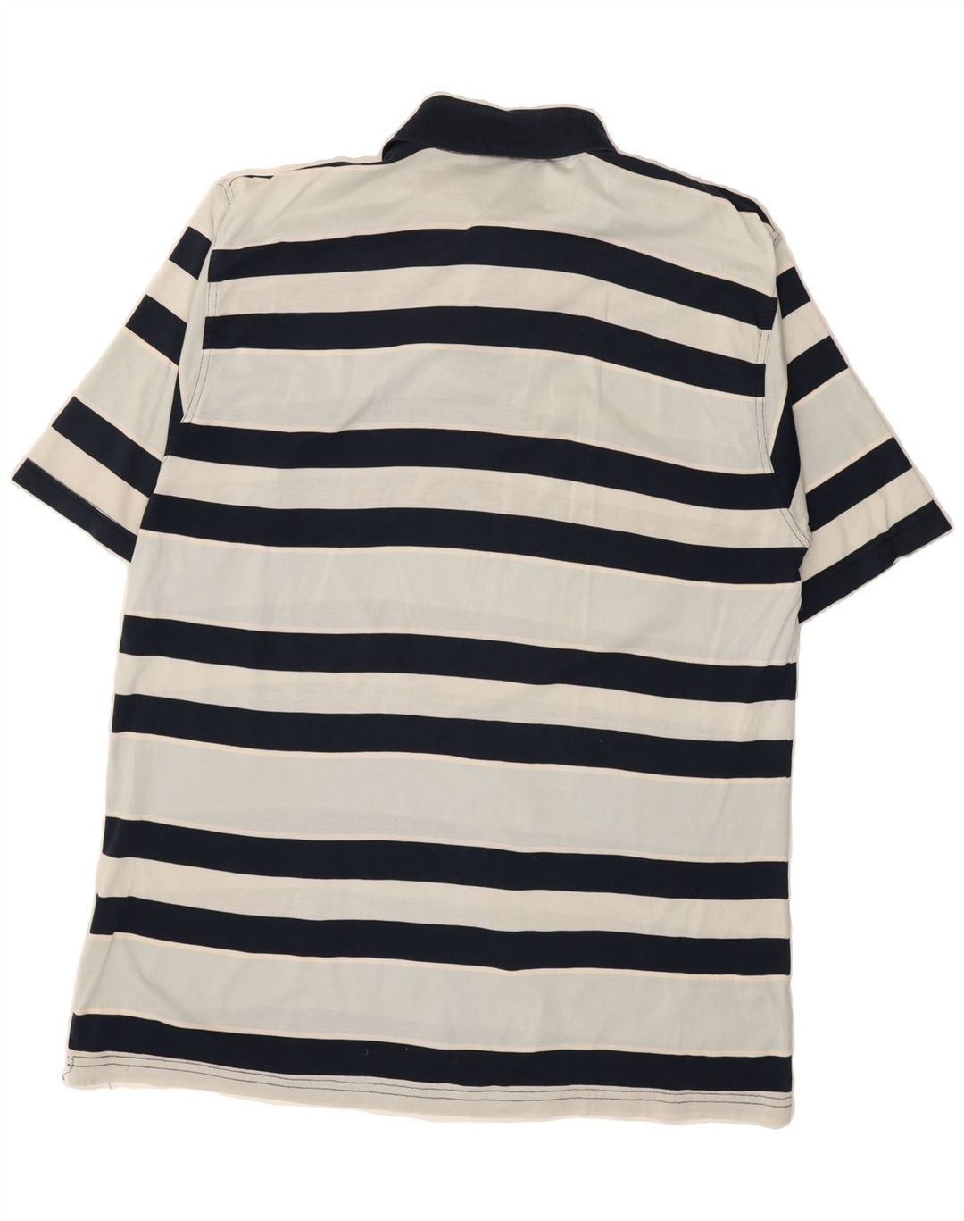 BEXLEYS Mens Polo Shirt IT 54 XL White Striped Vintage Bexleys and Second-Hand Bexleys from Messina Hembry 