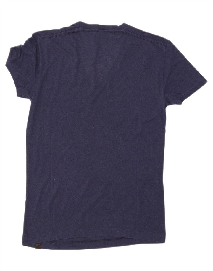 T-shirt męski G-STAR, średni, granatowy, bawełniany
