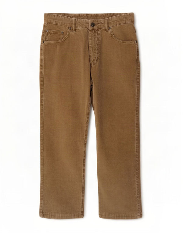Męskie spodnie typu casual o regularnym kroju Gant W32 L24, bawełna khaki