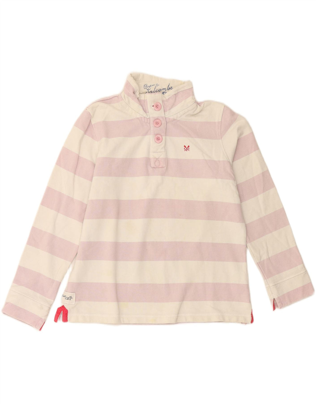 Damska bluza Crew Clothing Sweter UK 14, duża, złamanej bieli, bawełniana