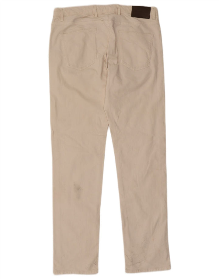 Jeansy damskie Massimo Dutti EU 42 Large W32 L31 Biała bawełna