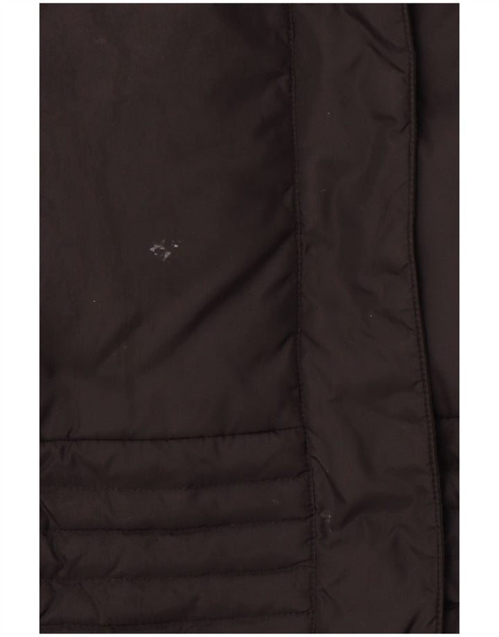 Damski ocieplany płaszcz TRUSSARDI JEANS IT 48 XL Czarny poliamid