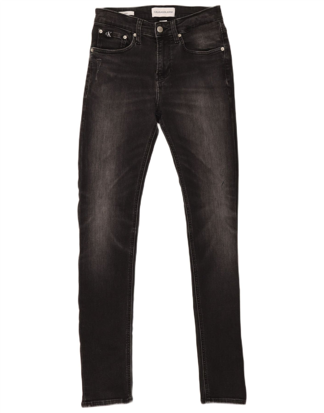 Męskie jeansy super obcisłe CALVIN KLEIN W28 L32 szare