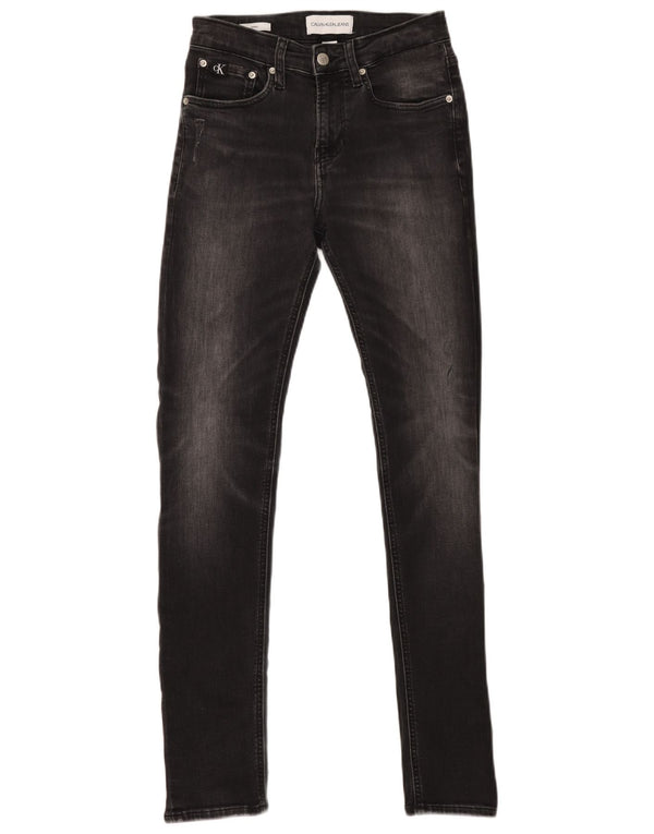 Męskie jeansy super obcisłe CALVIN KLEIN W28 L32 szare