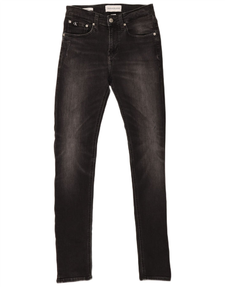 Męskie jeansy super obcisłe CALVIN KLEIN W28 L32 szare