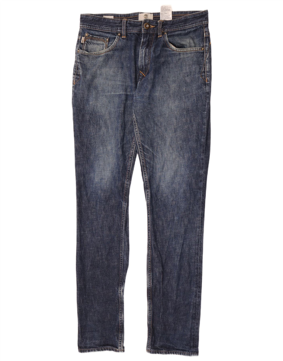 Męskie jeansy Timberland Slim W32 L33 Niebieskie bawełniane
