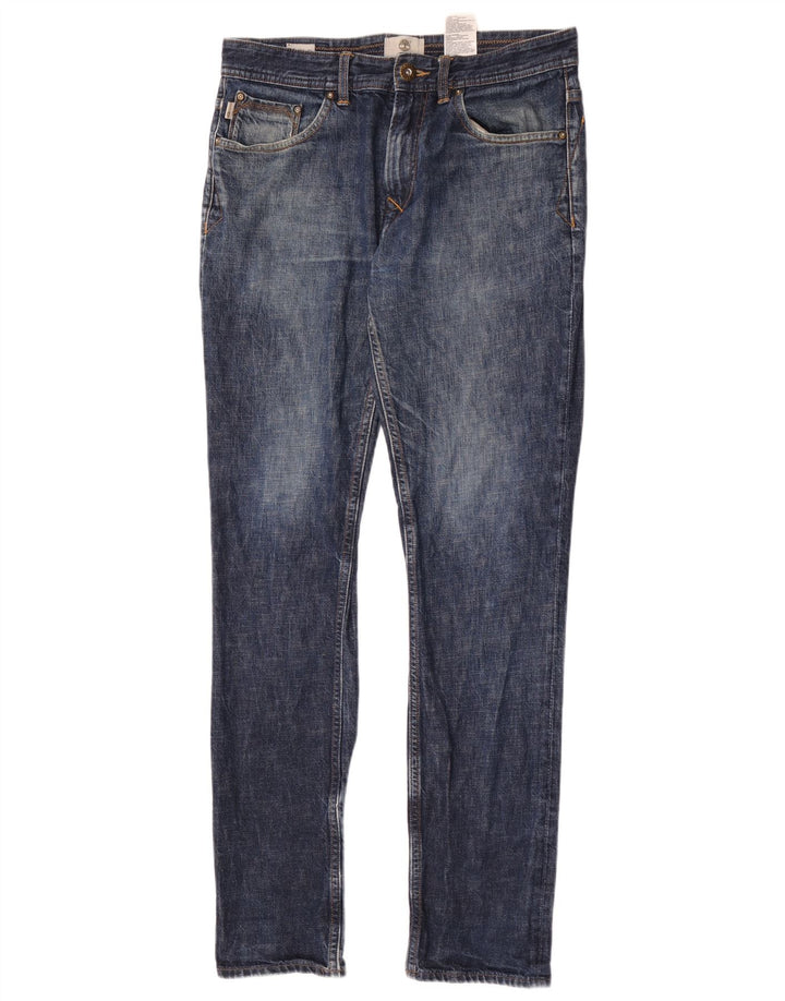Męskie jeansy Timberland Slim W32 L33 Niebieskie bawełniane
