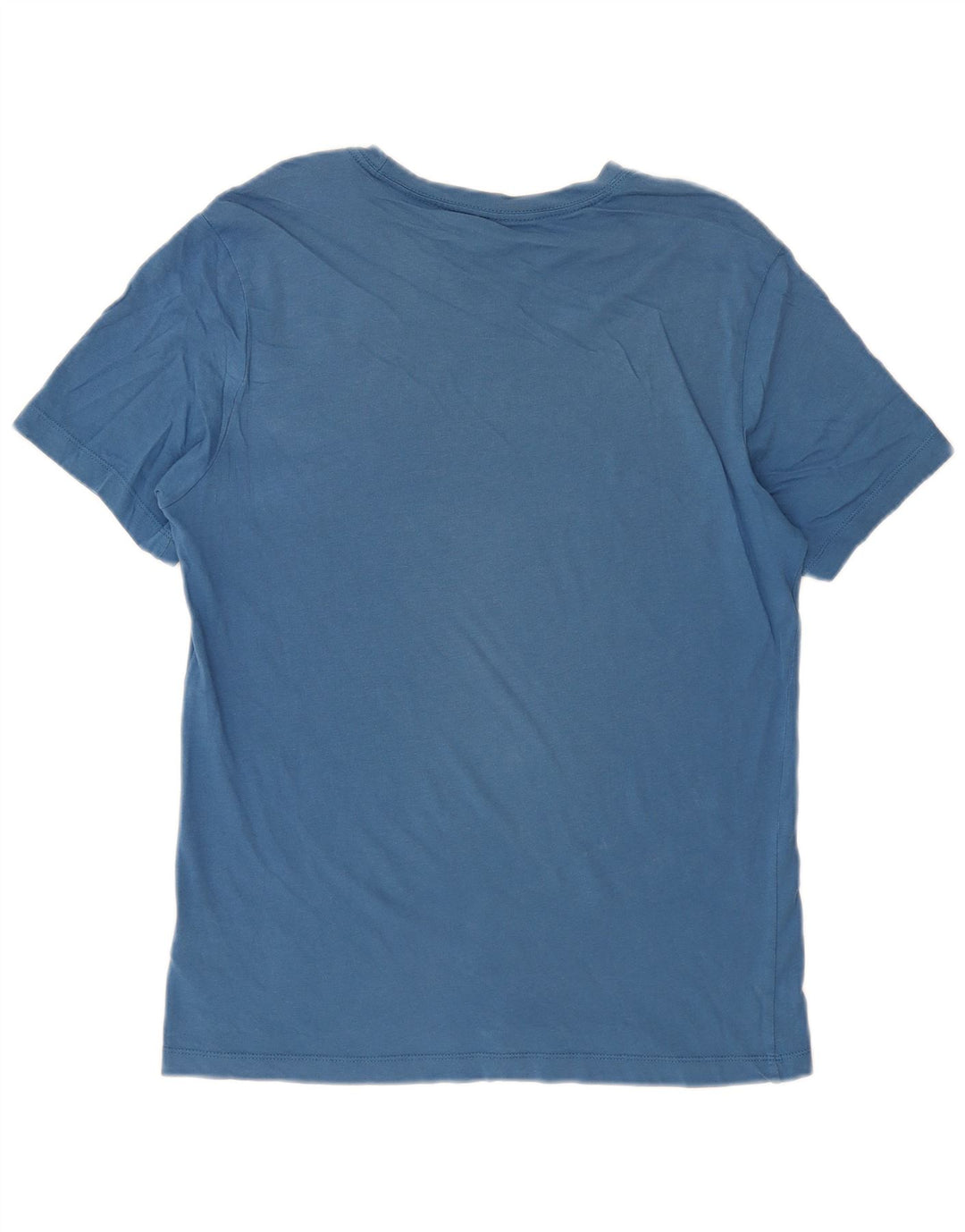 Męski T-shirt NIKE Top, średni niebieski, bawełniany
