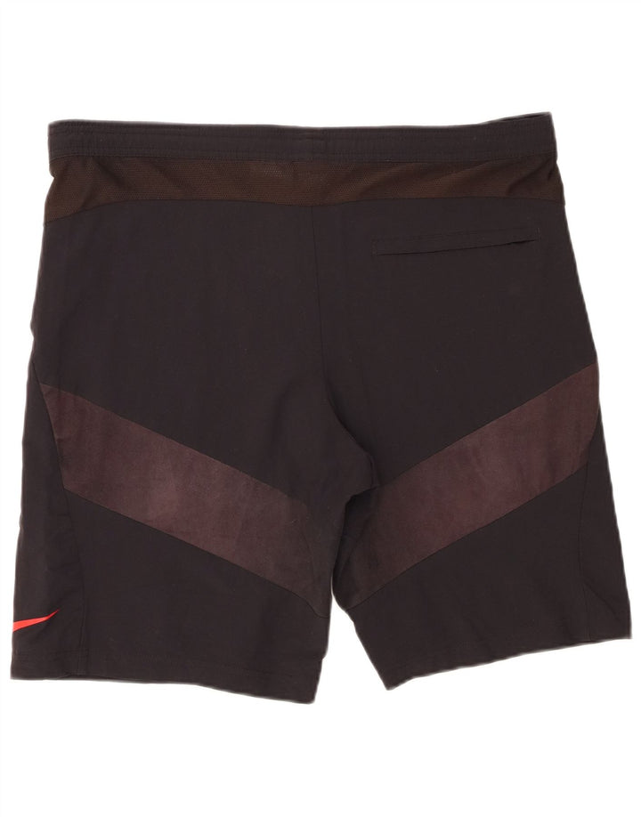 Męskie spodenki sportowe Nike, średni czarny nylon z blokami kolorów