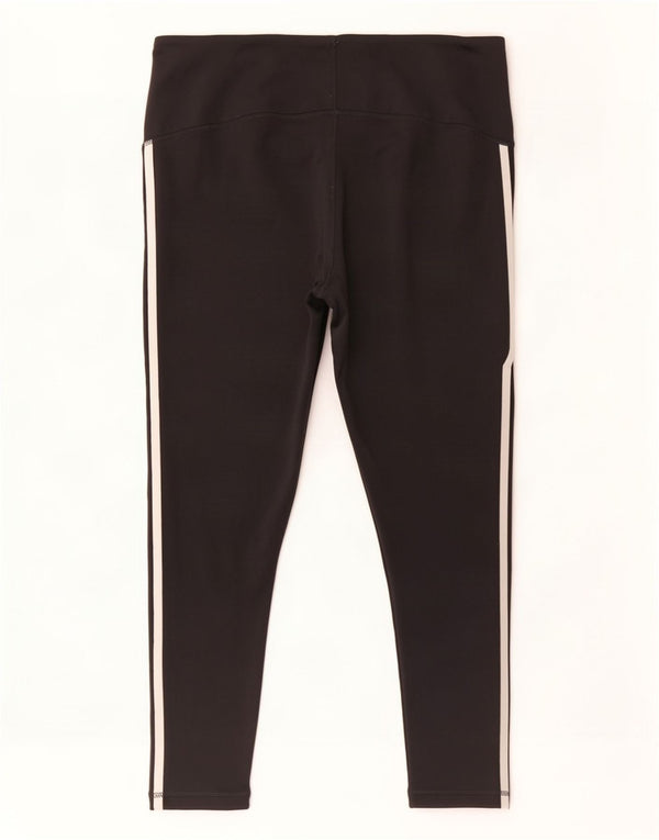 Damskie legginsy Adidas Climalite UK 20/22 XL, czarny poliester