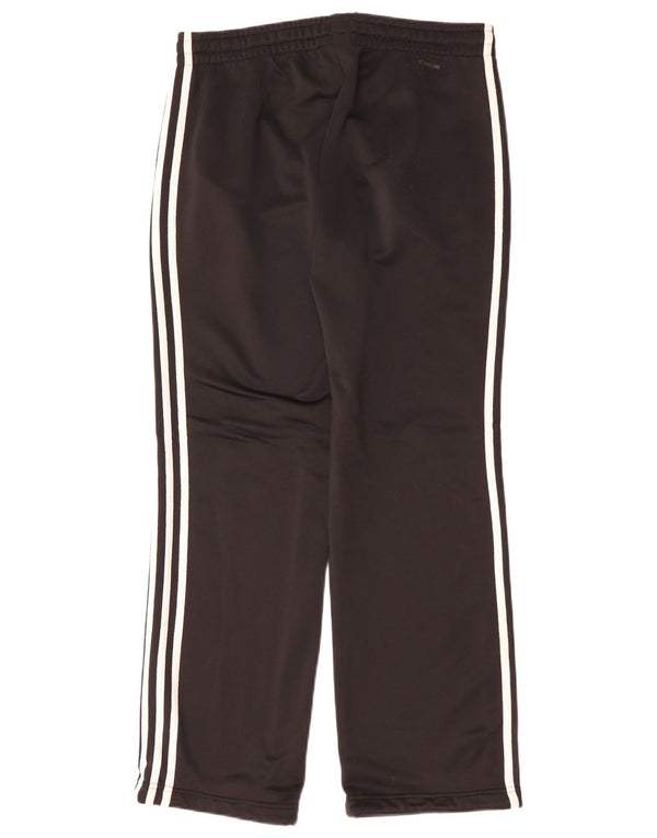 ADIDAS Womens Climalite Tracksuit Trousers UK 8/10 Small Black Polyester