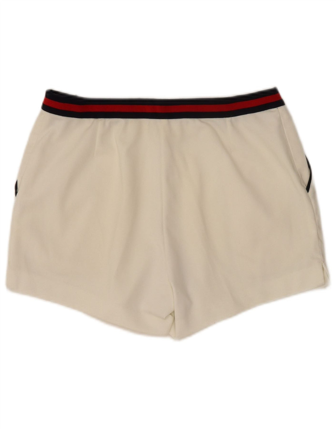 Męskie spodenki chino w stylu vintage W32, duże, białe