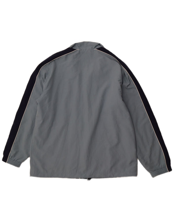 Męska kurtka dresowa CHAMPION XL, niebieski, poliester z blokami kolorów