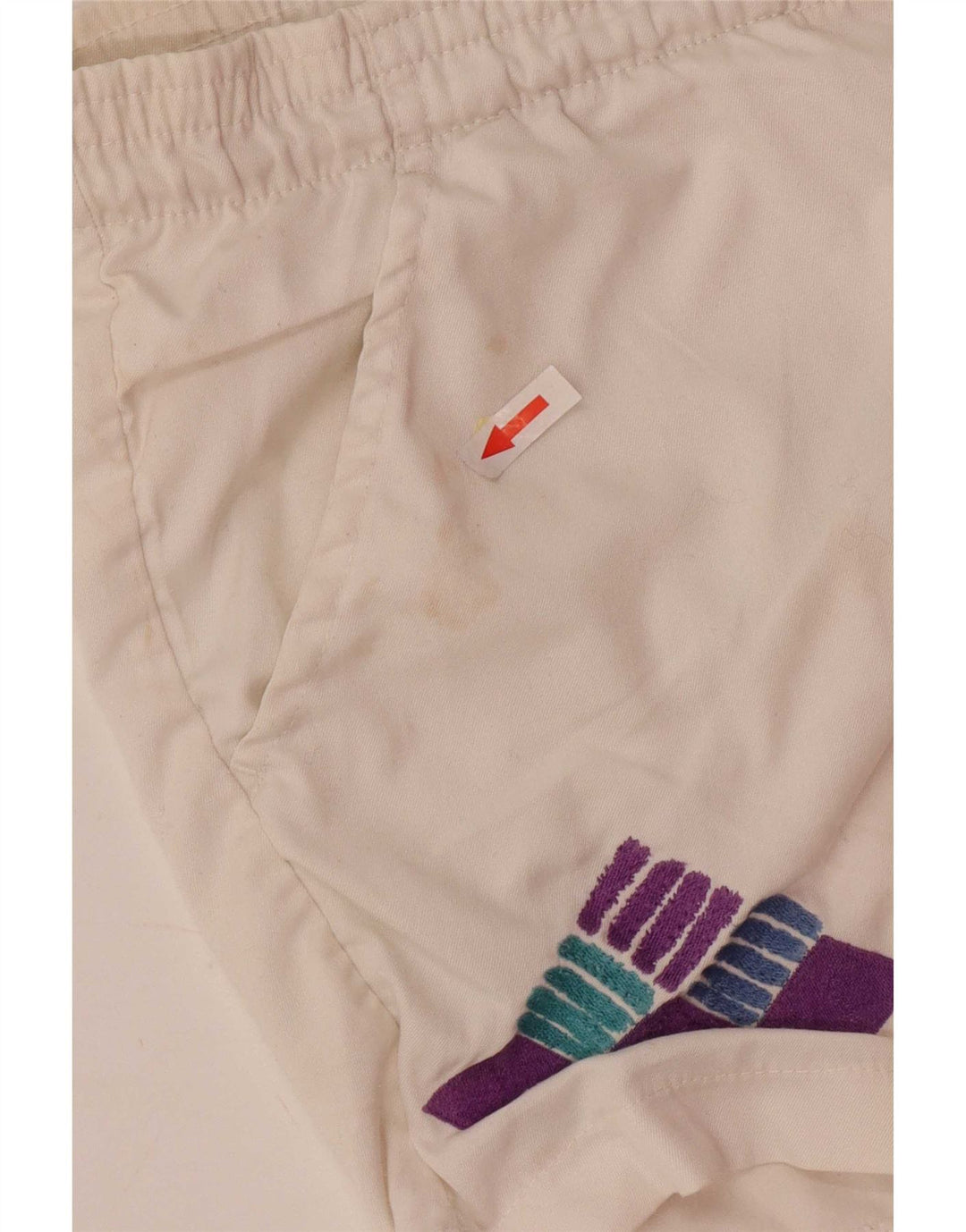 Męskie spodenki sportowe Sergio Tacchini IT 46 Small White Polyester