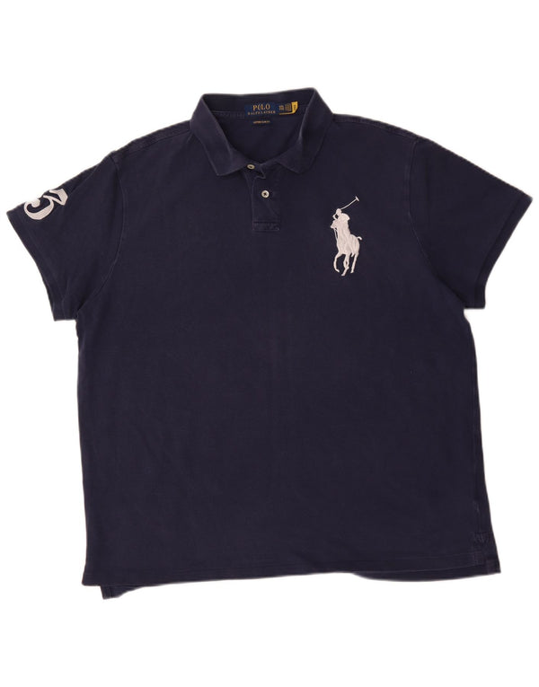Męska koszulka polo do rugby Polo Ralph Lauren Graphic 2XL granatowa