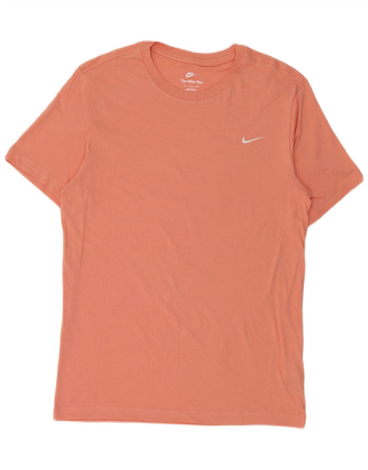 T-shirt męski Nike, mały, różowy, bawełniany